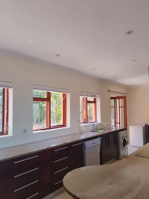Kitchen with fitted timber cabinetry