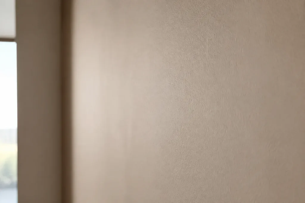 skimming plaster giving a flat paint-ready surface