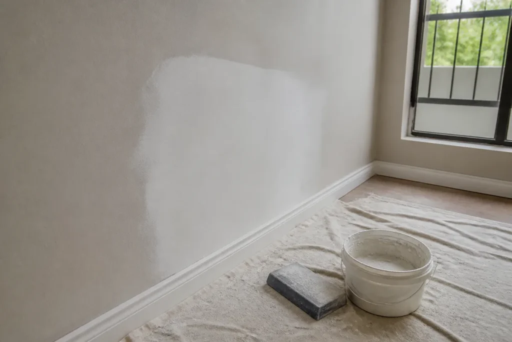 handy man services filling and sanding before painting